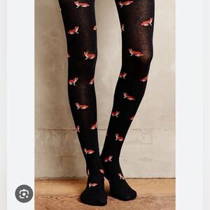 NWOT Anthropologie Fox Tights